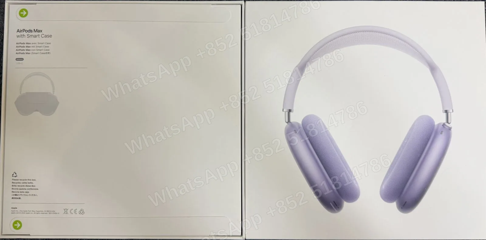 AirPods-Brand new-AirPods Max （2024）USB-C-不分-A3184-AM-A-不分-Not Activate - LiuDao stock photo 1