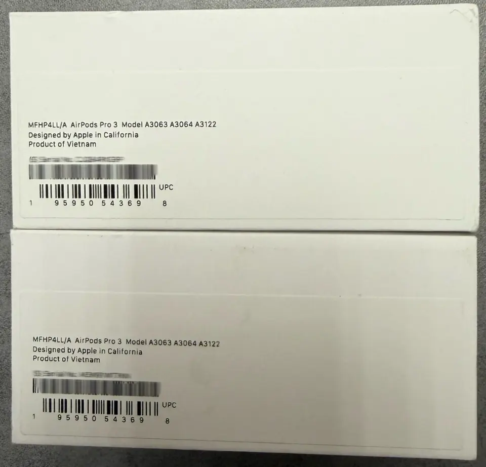 AirPods-Brand new-AirPods Pro 3（2025）-不分-A3063 A3064 A3122-LL-A-不分-Not Activate - LiuDao AirPods stock photo 1
