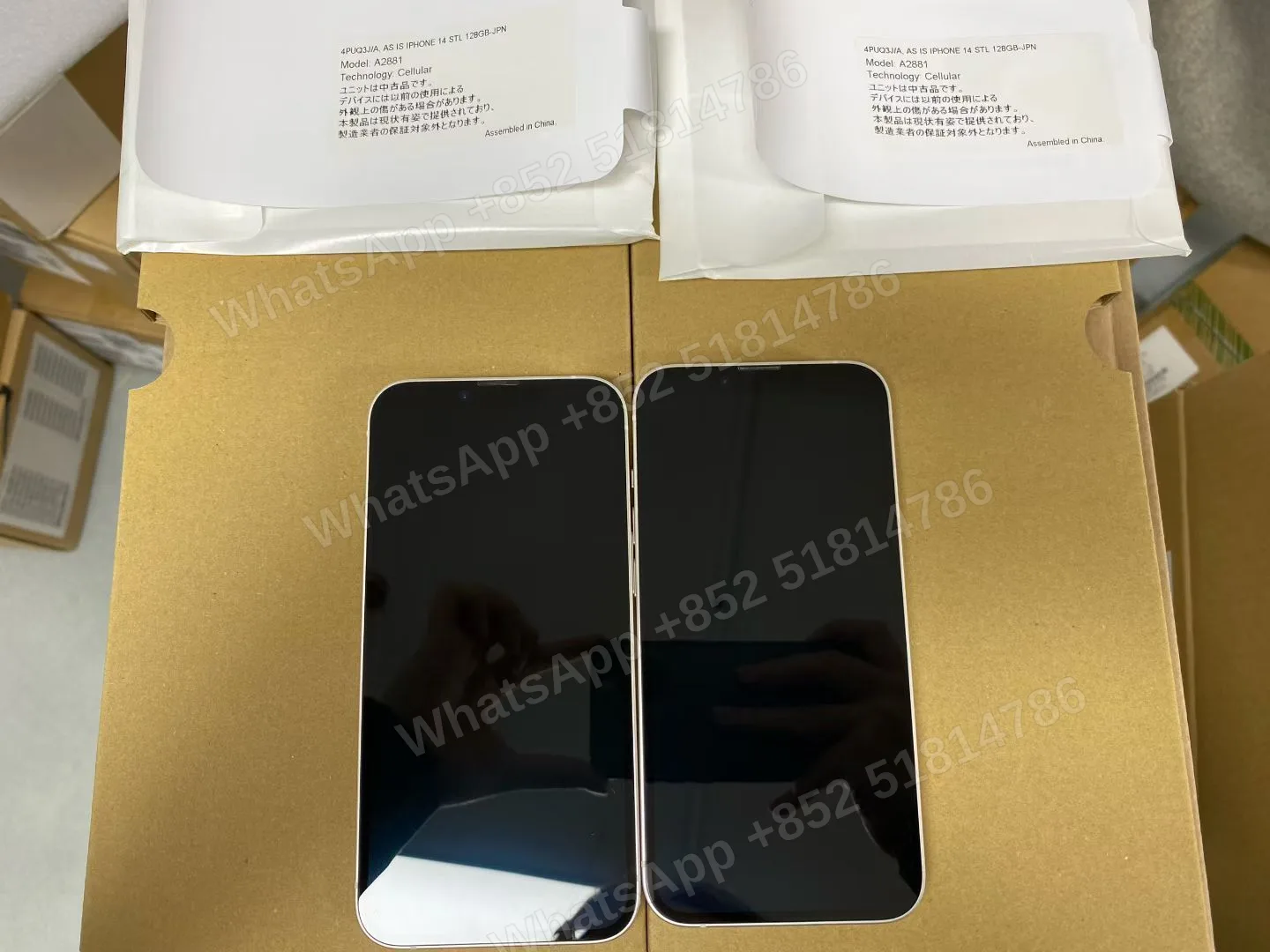 apple asis iphone 14 ASIA spec A+ High original battery at least 80-100 Check them out 👇 Other spec also available - Li