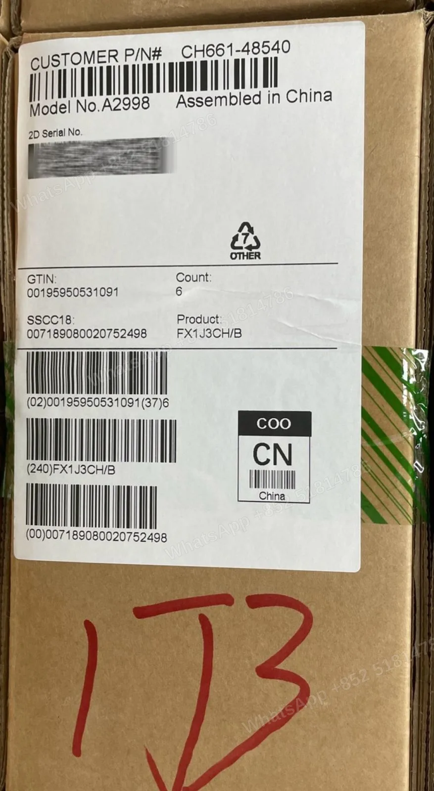 AppleWatch-CPO-Watch S10 42mm Aluminum（2024）-GPS-A2998-CH-B-S-M-Not Activate - LiuDao stock photo 3