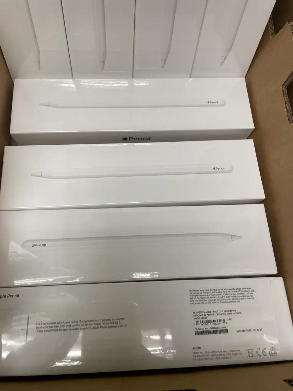 ApplePencil-Brand new-Pencil 2nd-不分-A2051-ZP-A-不分-Not Activate - LiuDao Apple Pencil stock photo 1