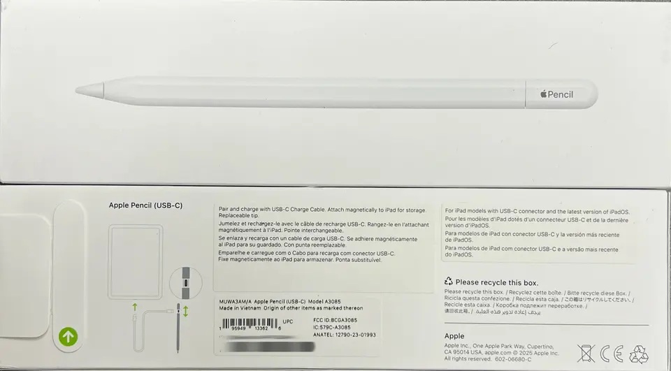 ApplePencil-Brand new-Pencil（USB-C）-不分-A3085-AM-A-不分-Not Activate - LiuDao Apple Pencil stock photo 1