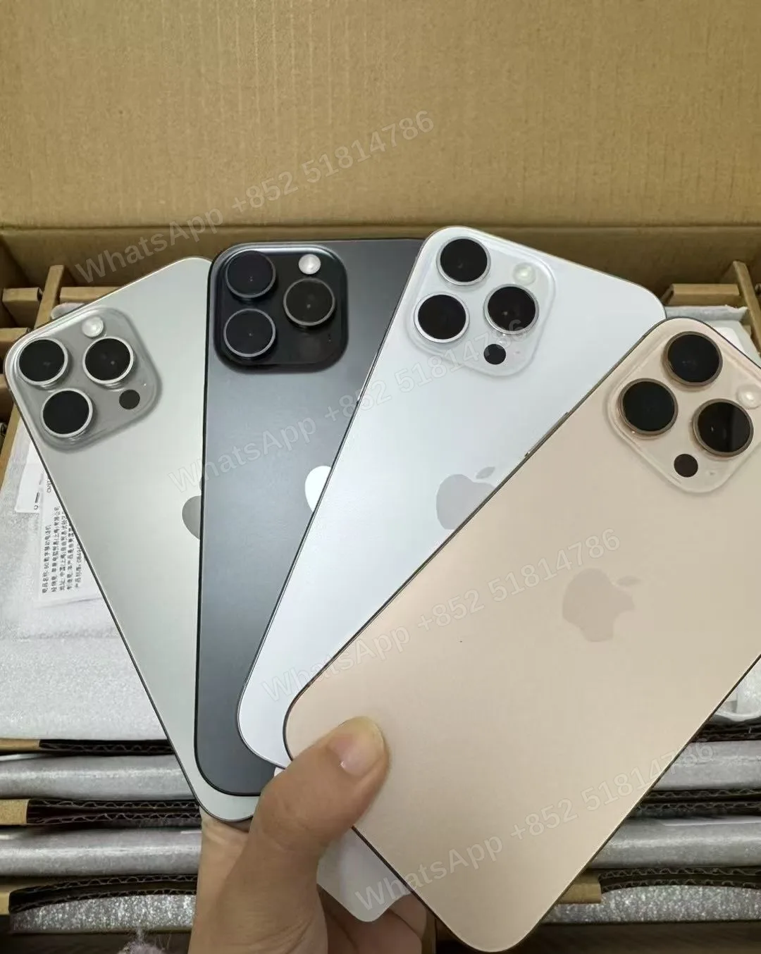 ASIS iPhone 16 pro 128 2sim ch Low Stock hk&Shenzhen office Take Delivery all colour - LiuDao stock photo 1