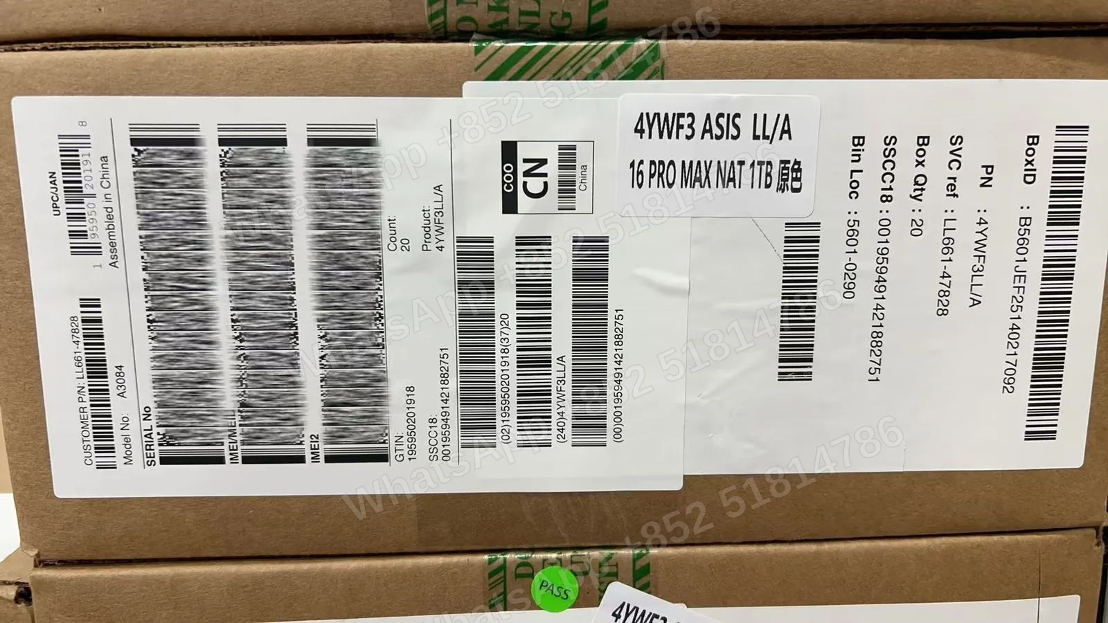 ASIS-iPhone16 Promax-USA🇺🇸China🇨🇳 - LiuDao stock photo 7