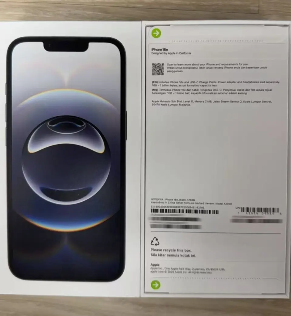 Brand new‼️16E 128g 1sim+esim - LiuDao iPhone stock photo 1