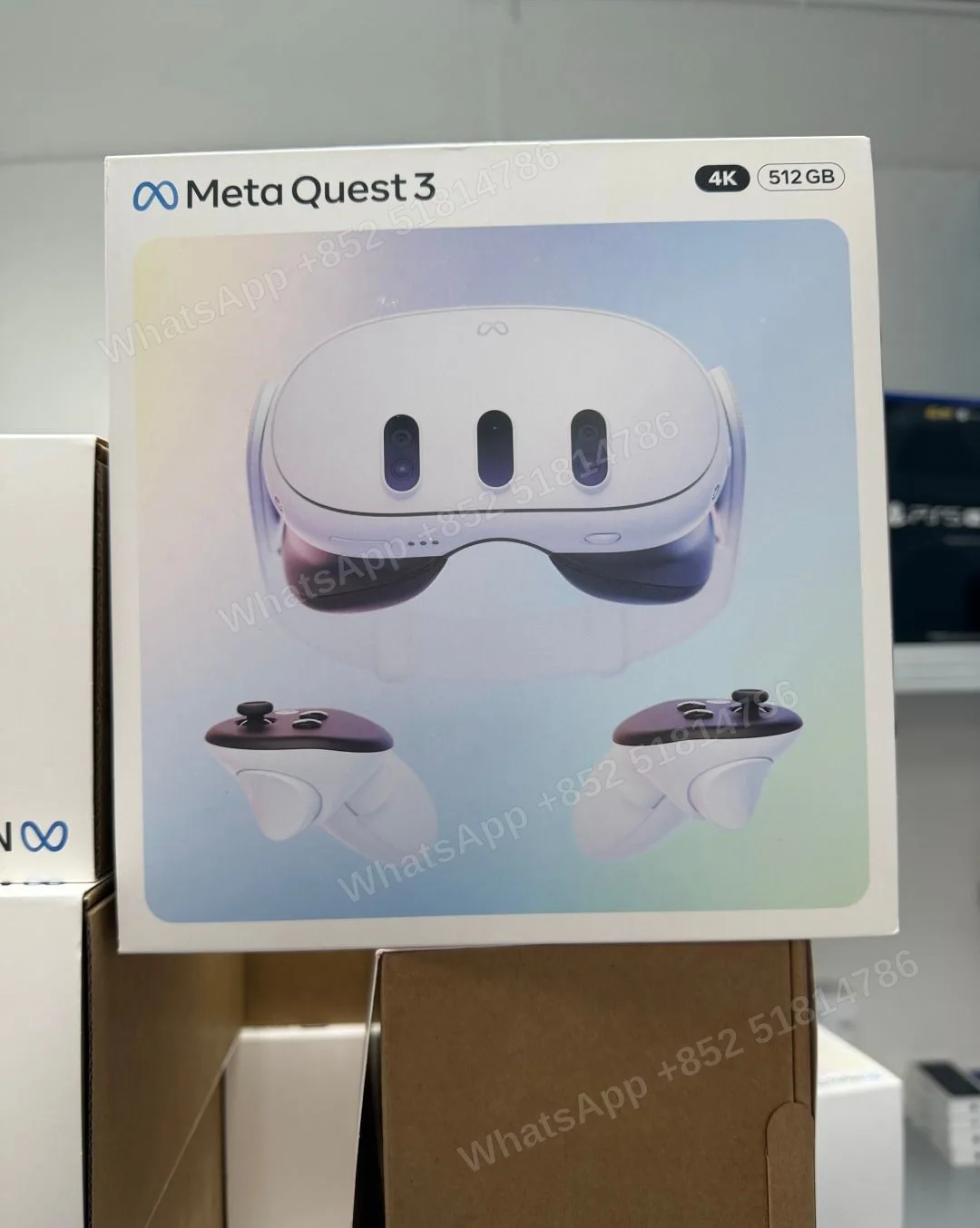 check it out！MetaQuest3 512GB arrived Brand New - LiuDao stock photo 1