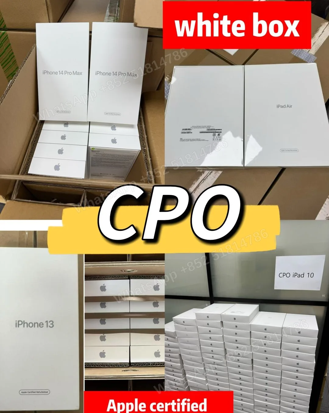 CPO/Certified Refurbished: Short for "Certified Pre - Owned," these are certified second - hand products that have been