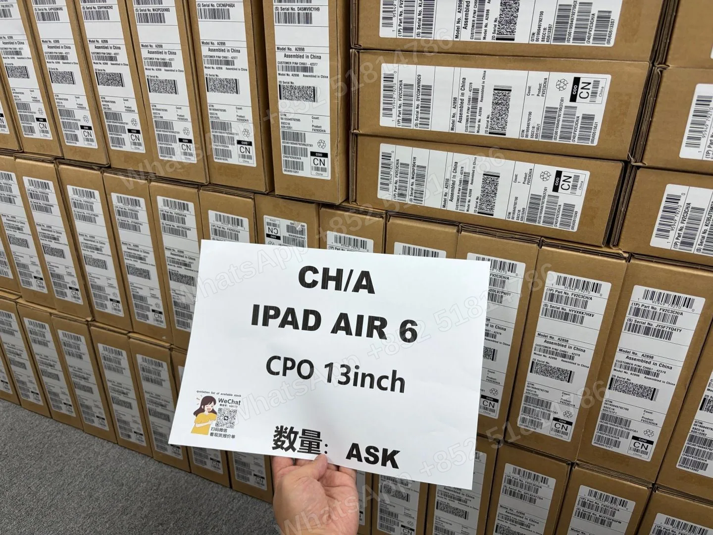 CPO iPad Air6 13inch 128/256 - LiuDao stock photo 1