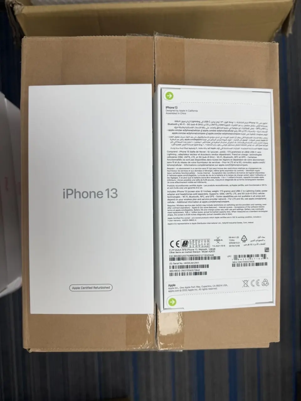 CPO iPhone 13 128/256/512GB available - LiuDao iPhone stock photo 1