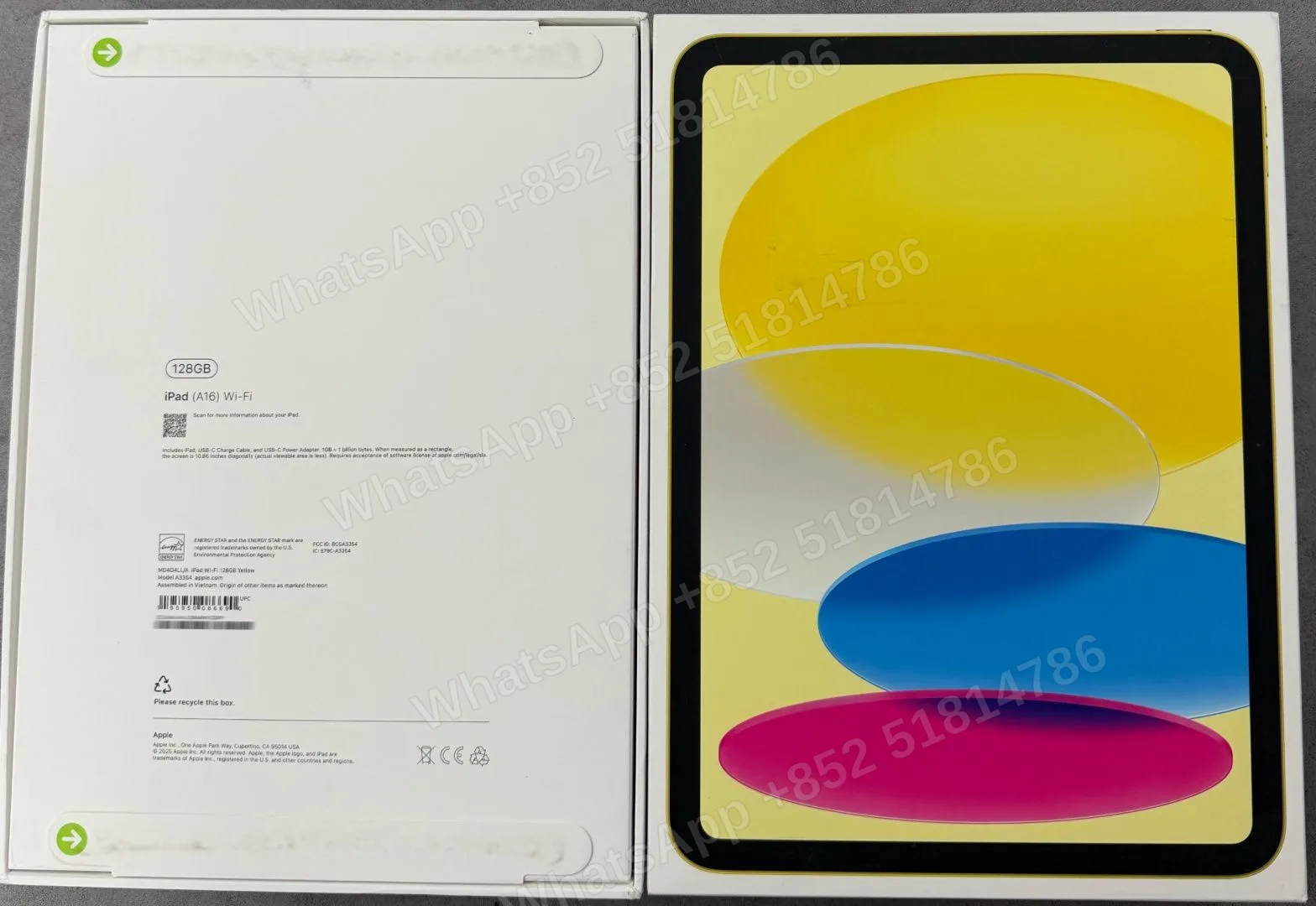 iPad-Brand new-iPad 11（2025）A16-Wi-Fi-A3354-LL-A-128GB-Not Activate - LiuDao stock photo 1