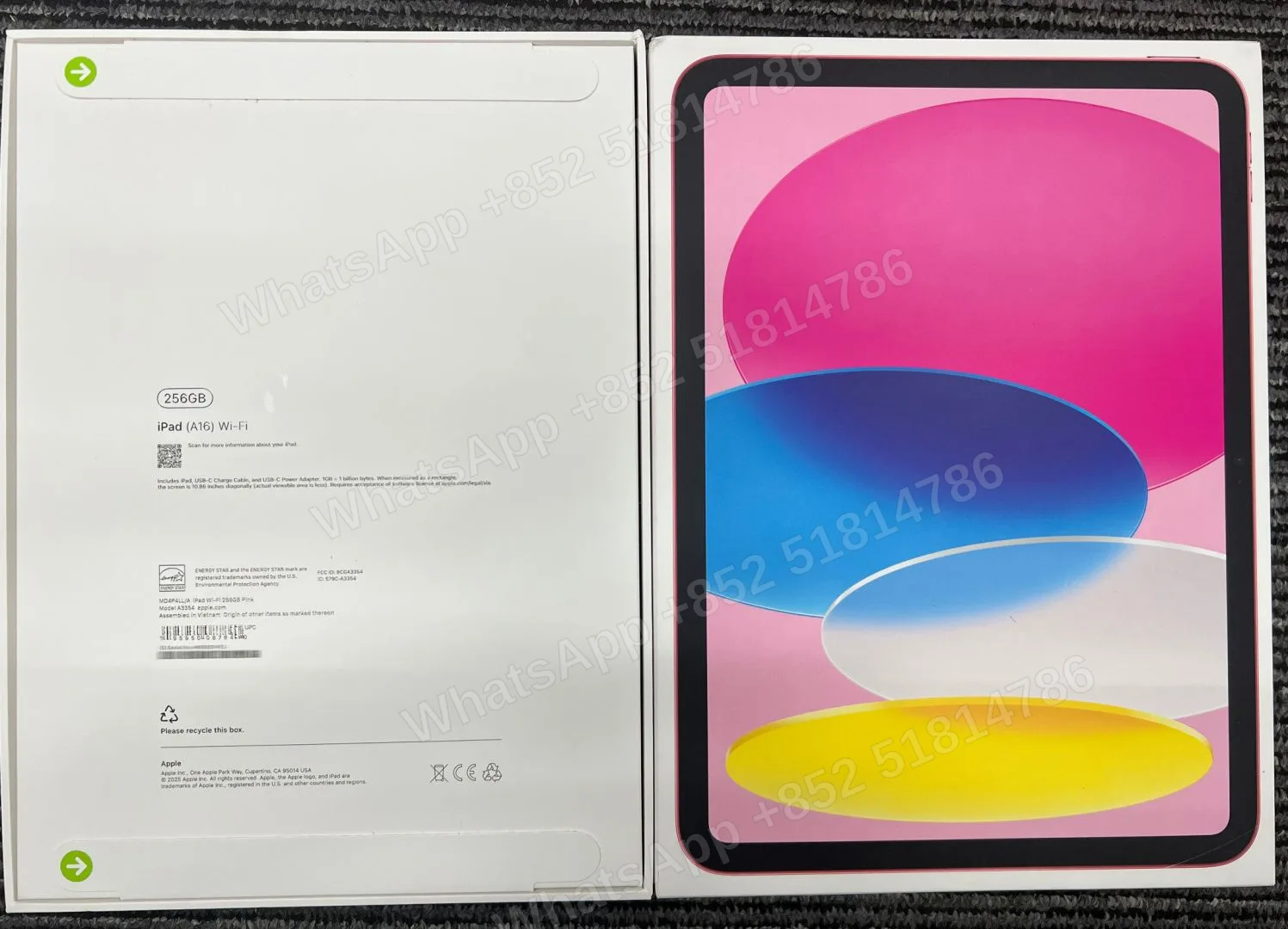iPad-Brand new-iPad 11（2025）A16-Wi-Fi-A3354-LL-A-256GB-Not Activate - LiuDao stock photo 1