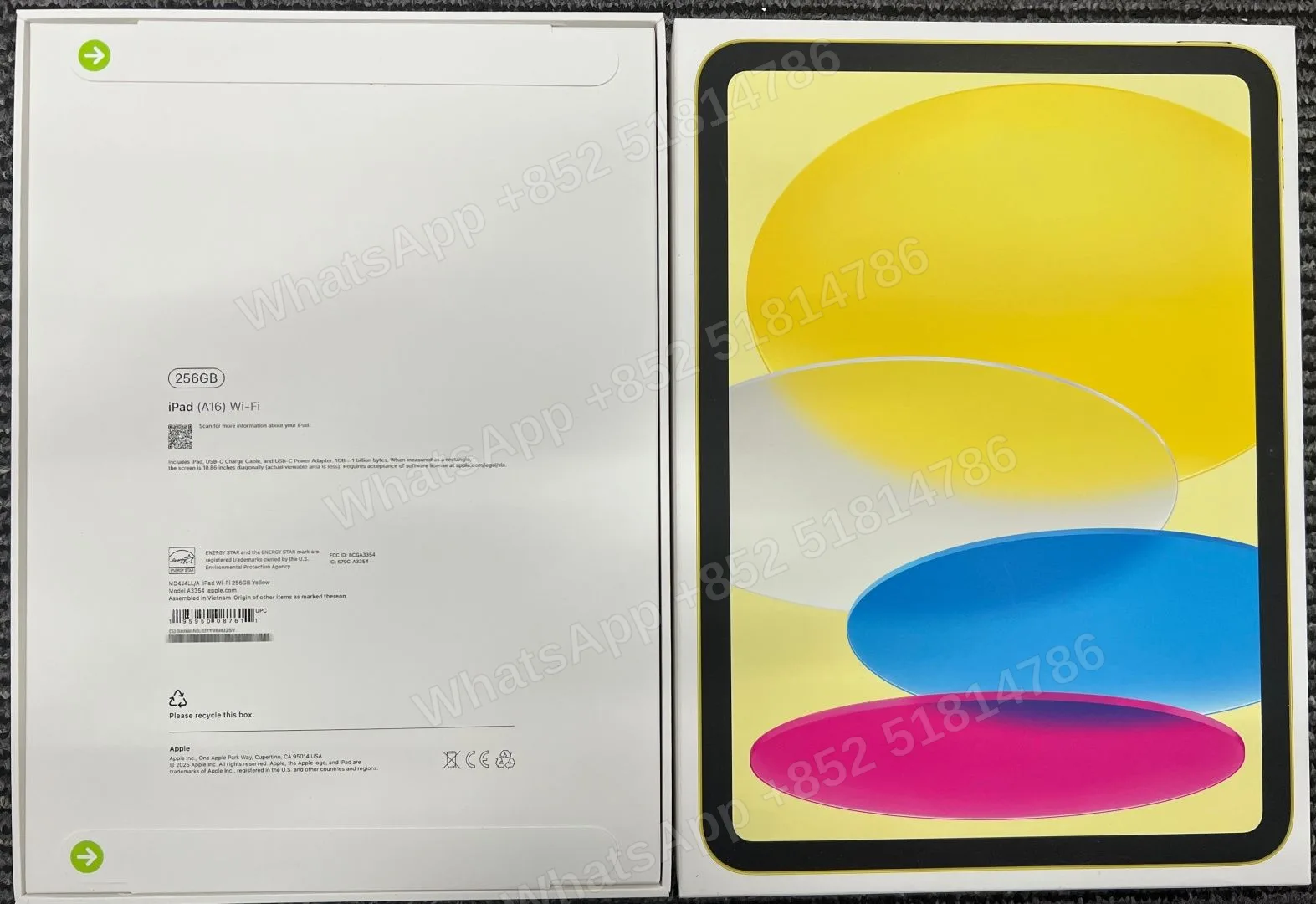 iPad-Brand new-iPad 11（2025）A16-Wi-Fi-A3354-LL-A-256GB-Not Activate - LiuDao stock photo 4