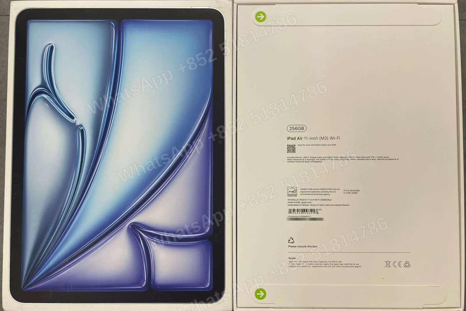 iPad-Brand new-iPad Air 7 11-inch（2025）M3-Wi-Fi-A3266-LL-A-128GB-Not Activate - LiuDao stock photo 4