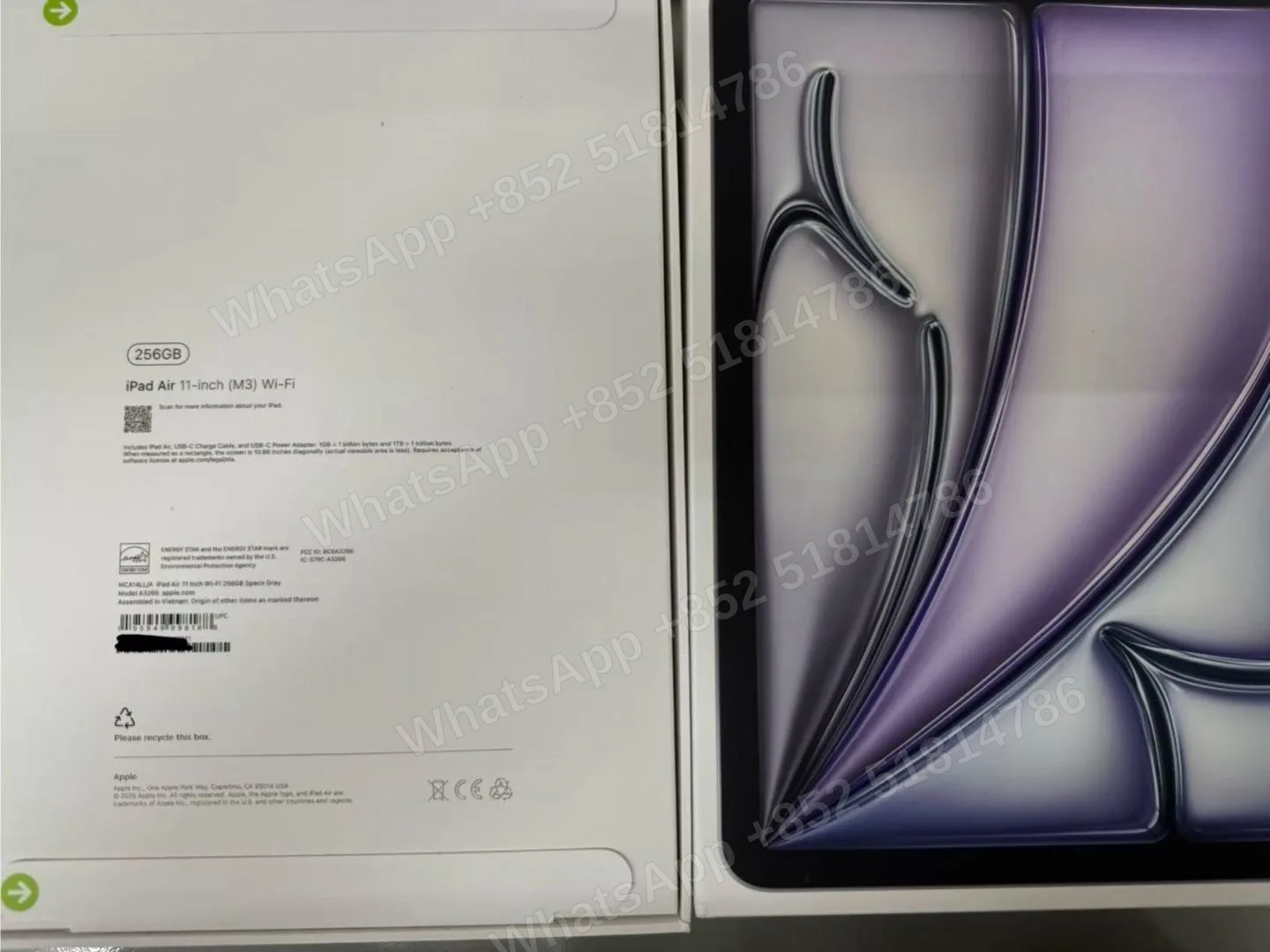 iPad-Brand new-iPad Air 7 11-inch（2025）M3-Wi-Fi-A3266-LL-A-256GB-Not Activate - LiuDao stock photo 2