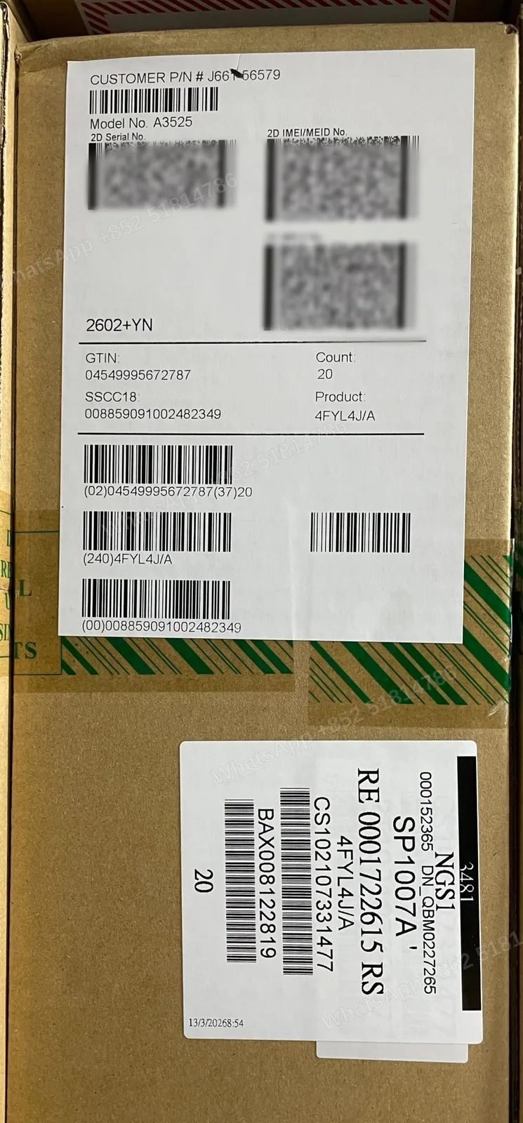 iPhone-Asis-iPhone 17 Pro Max-E-Sim-A3525-J-A-2TB-Active - LiuDao stock photo 3