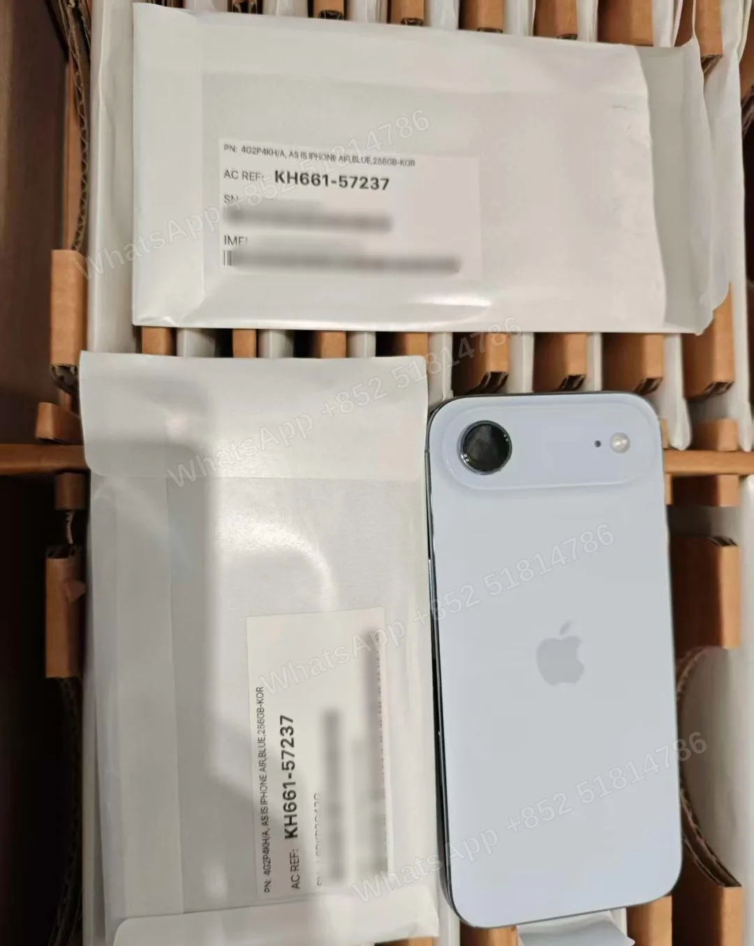 iPhone-Asis-iPhone Air-E-Sim-A3517-KH-A-256GB-Active - LiuDao stock photo 1