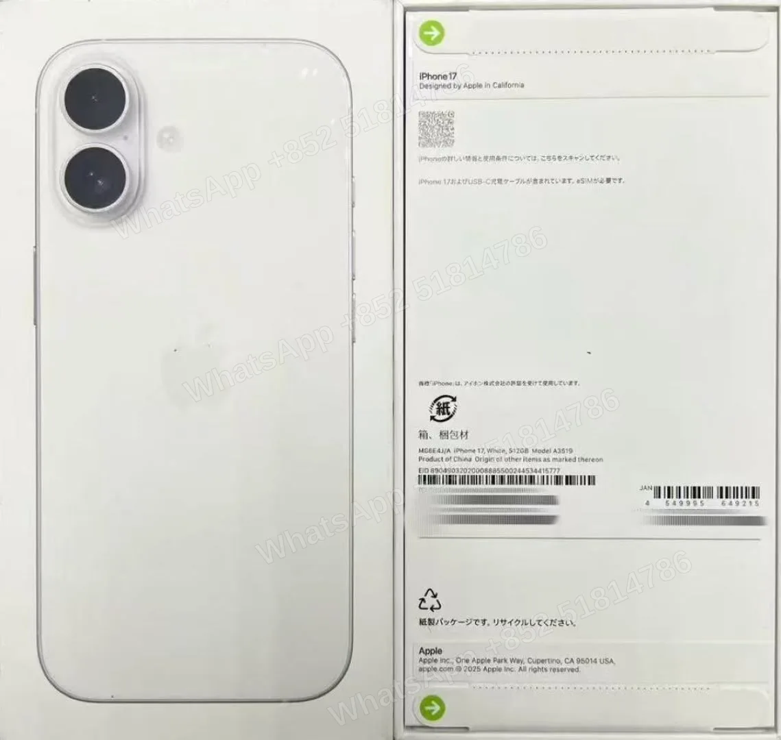 iPhone-Brand new-iPhone 17 -E-Sim-A3519-J-A-512GB-Not Activate - LiuDao stock photo 1
