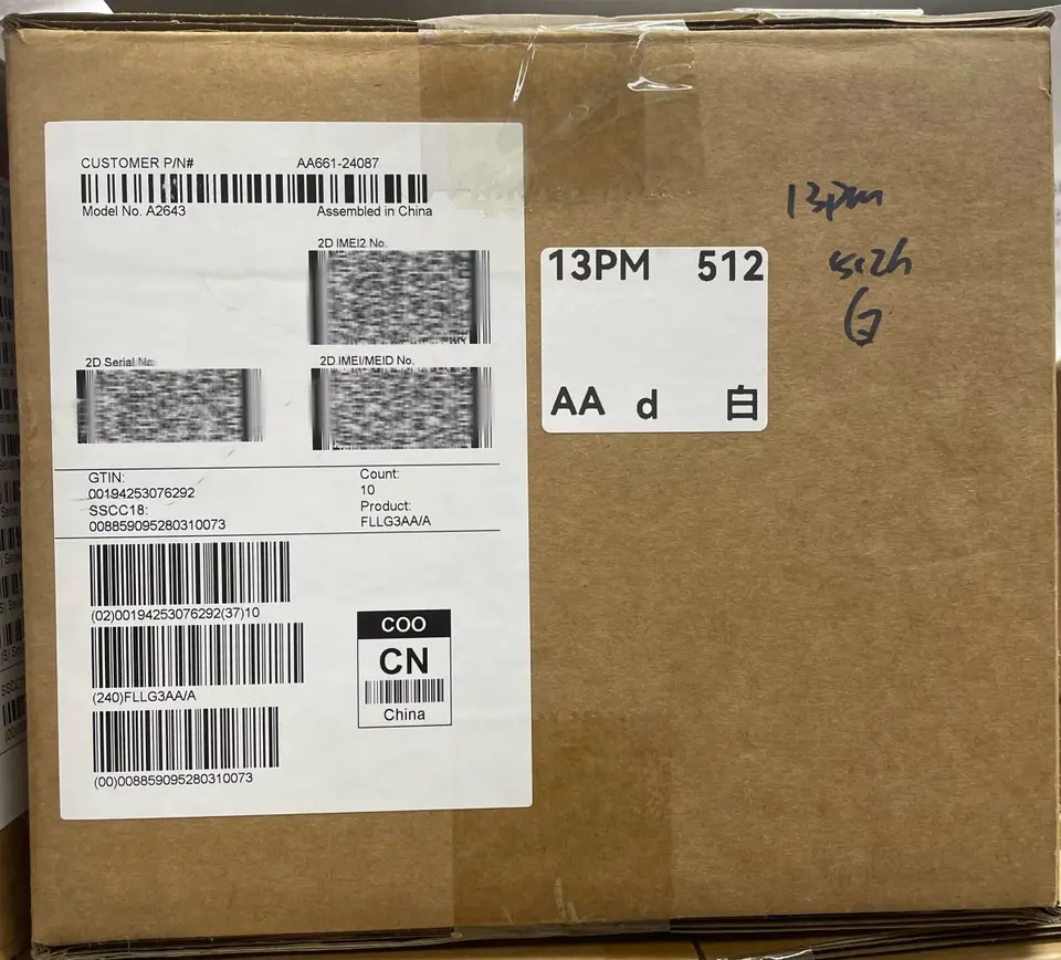iPhone-CPO-iPhone 13 ProMax-1 Sim+E Sim-A2643-AA-A-512GB-Not Activate - LiuDao iPhone stock photo 1