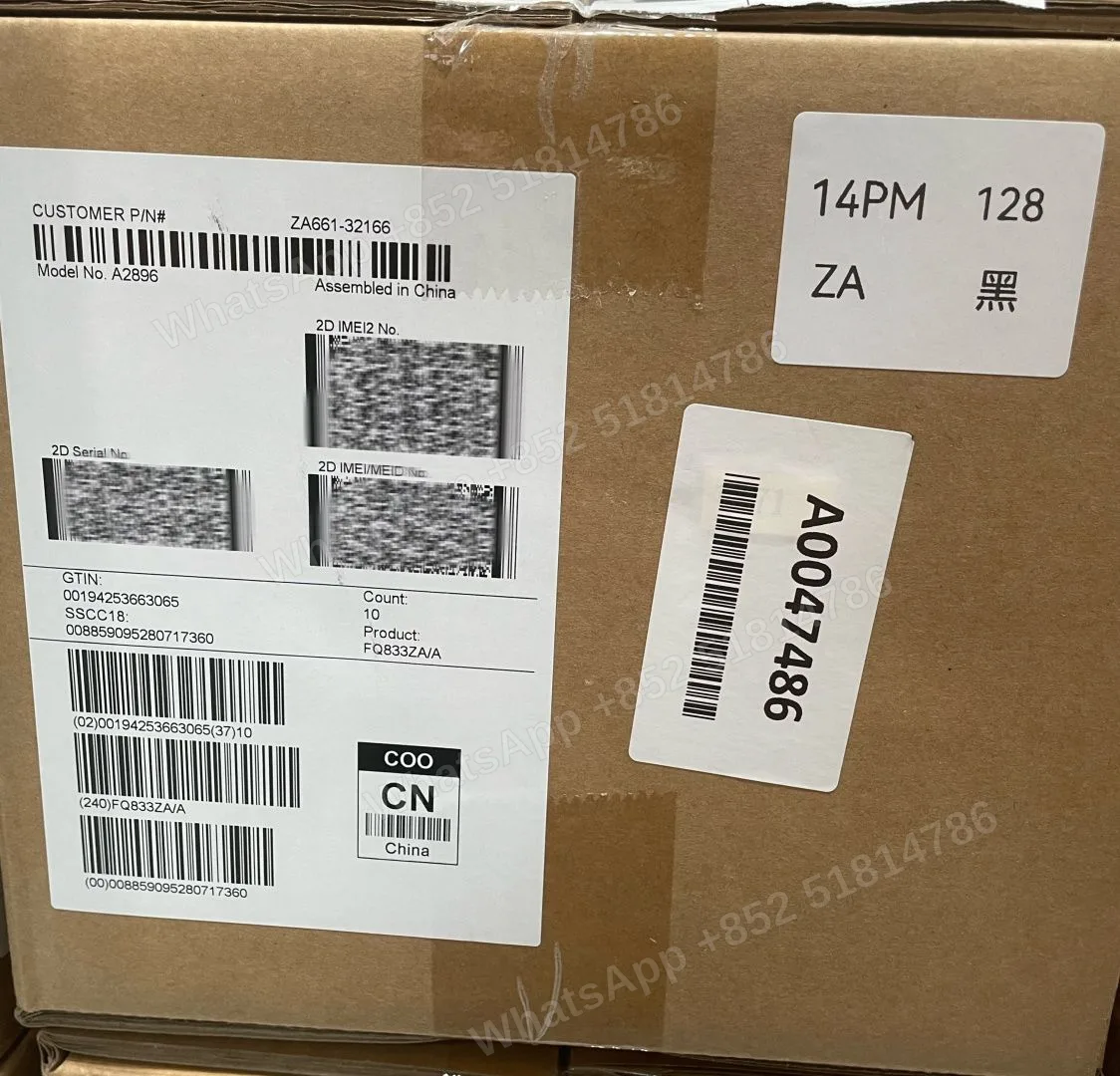 iPhone-CPO-iphone 14 ProMax-2 Sim-A2896-ZA-A-128GB-Not Activate - LiuDao stock photo 2