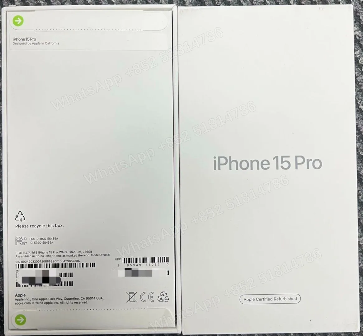 iPhone-CPO-iphone 15 Pro-E-Sim-A2848-LL-A-256GB-Not Activate - LiuDao stock photo 5