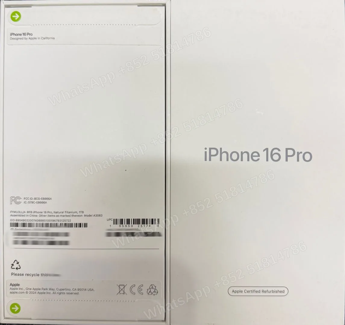 iPhone-CPO-iphone 16 Pro-E-Sim-A3083-LL-A-1TB-Not Activate - LiuDao stock photo 1