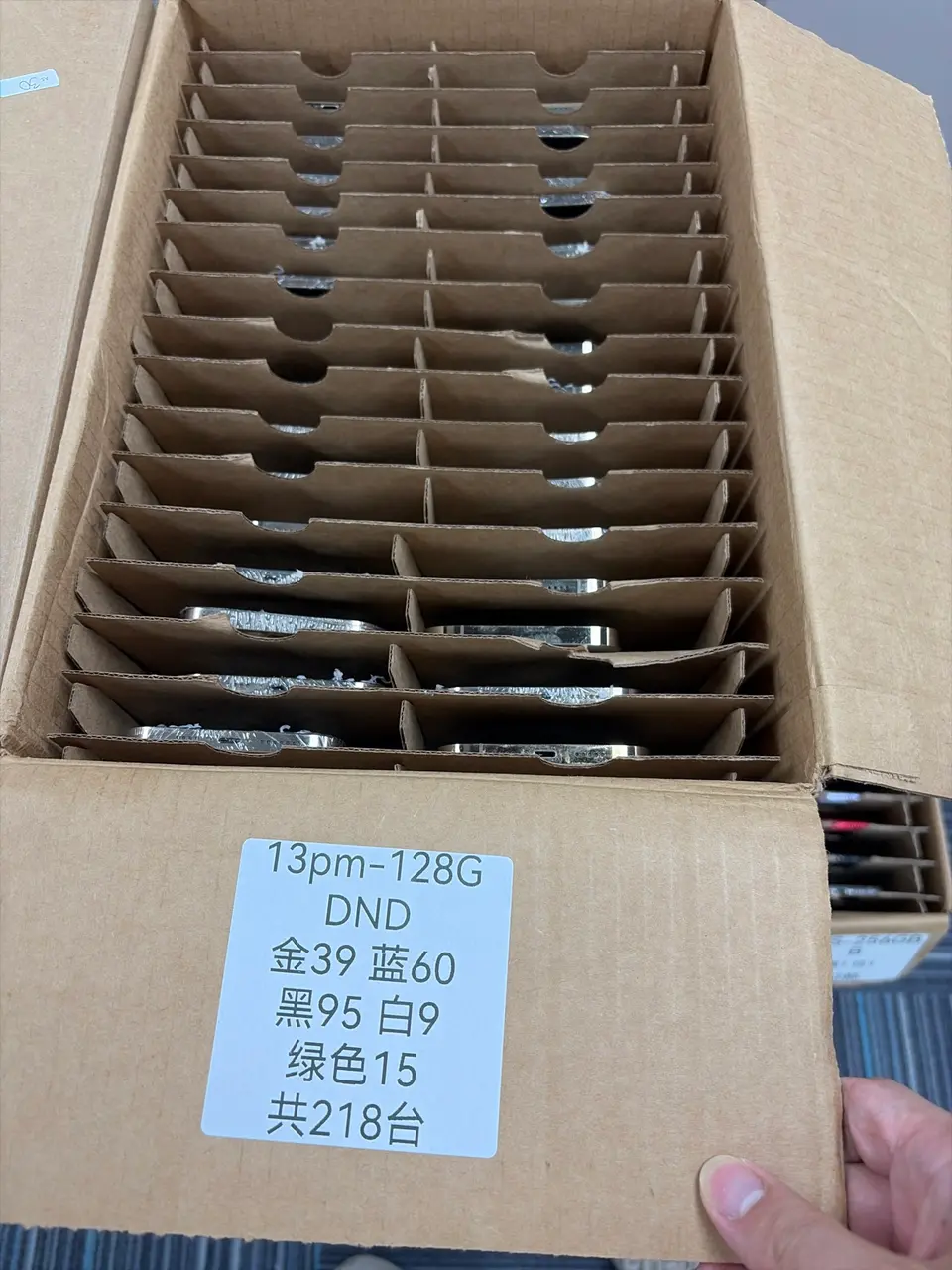 iPhone13promax 128G DND 218pcs - LiuDao iPhone stock photo 1