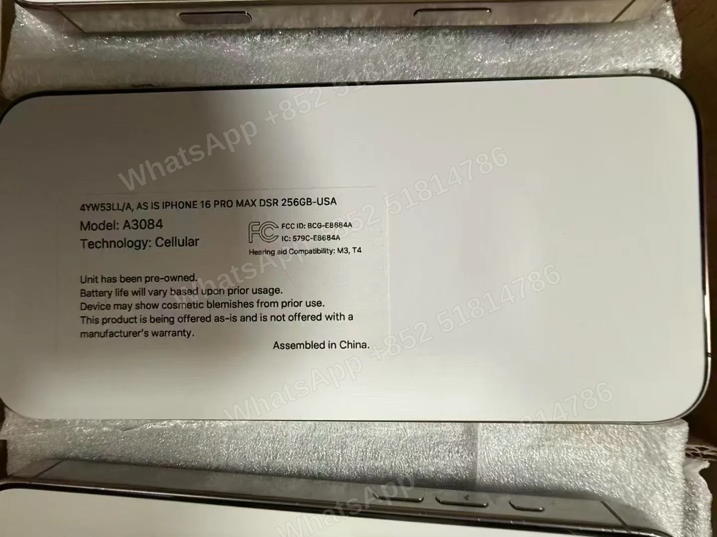 美版LL🇺🇸Activated eSIM ASIS 16ProMax 256G/512G/1TB Black White Desert gold Natural ================== LL🇺🇸eSIM đã kích