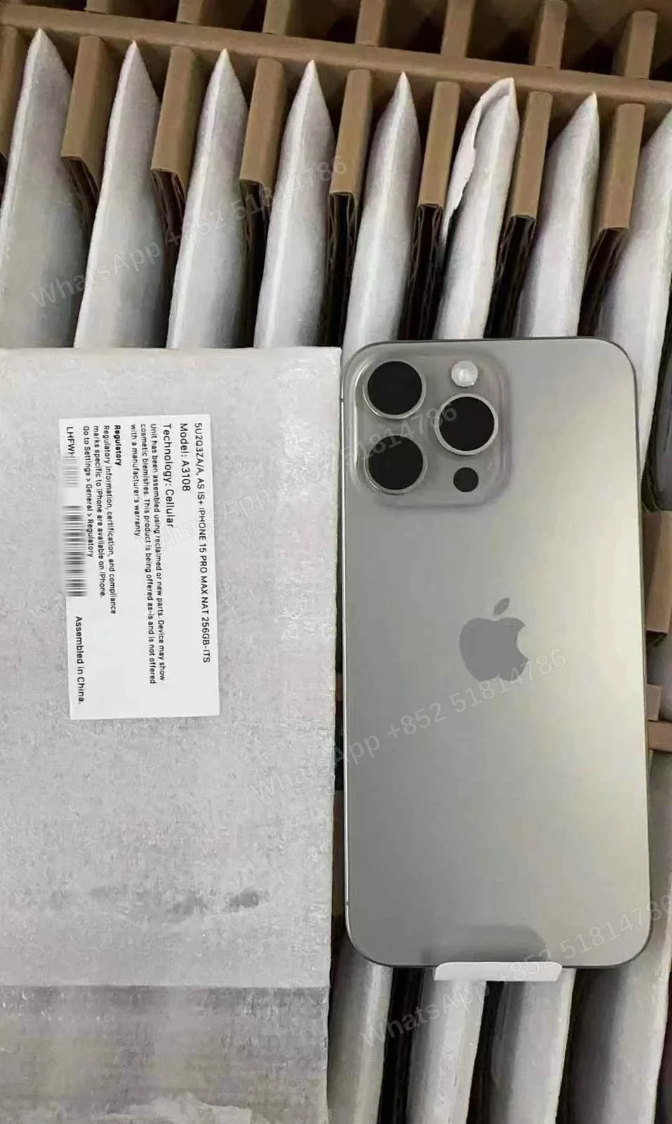 Phones(手機)-Asis+-iphone 15 ProMax-2 Sim-A3108-ZA-A-256GB-Not Activate - LiuDao stock photo 7