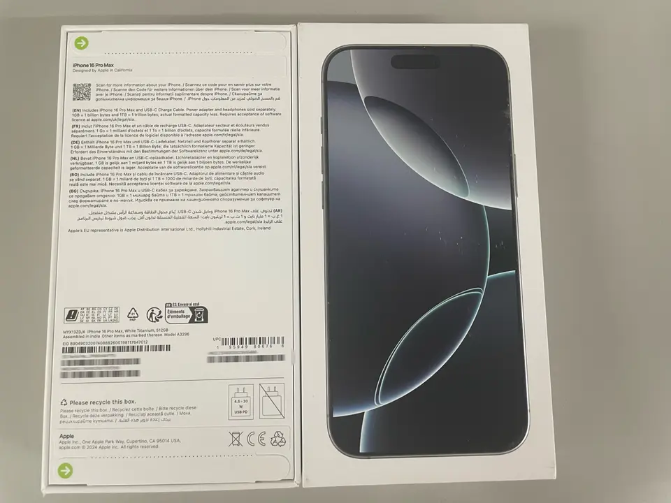 Phones(手機)-Brand new-iPhone 16 ProMax-1 Sim+E Sim-A3296-ZD-A-512GB-Not Activate - LiuDao iPhone stock photo 1