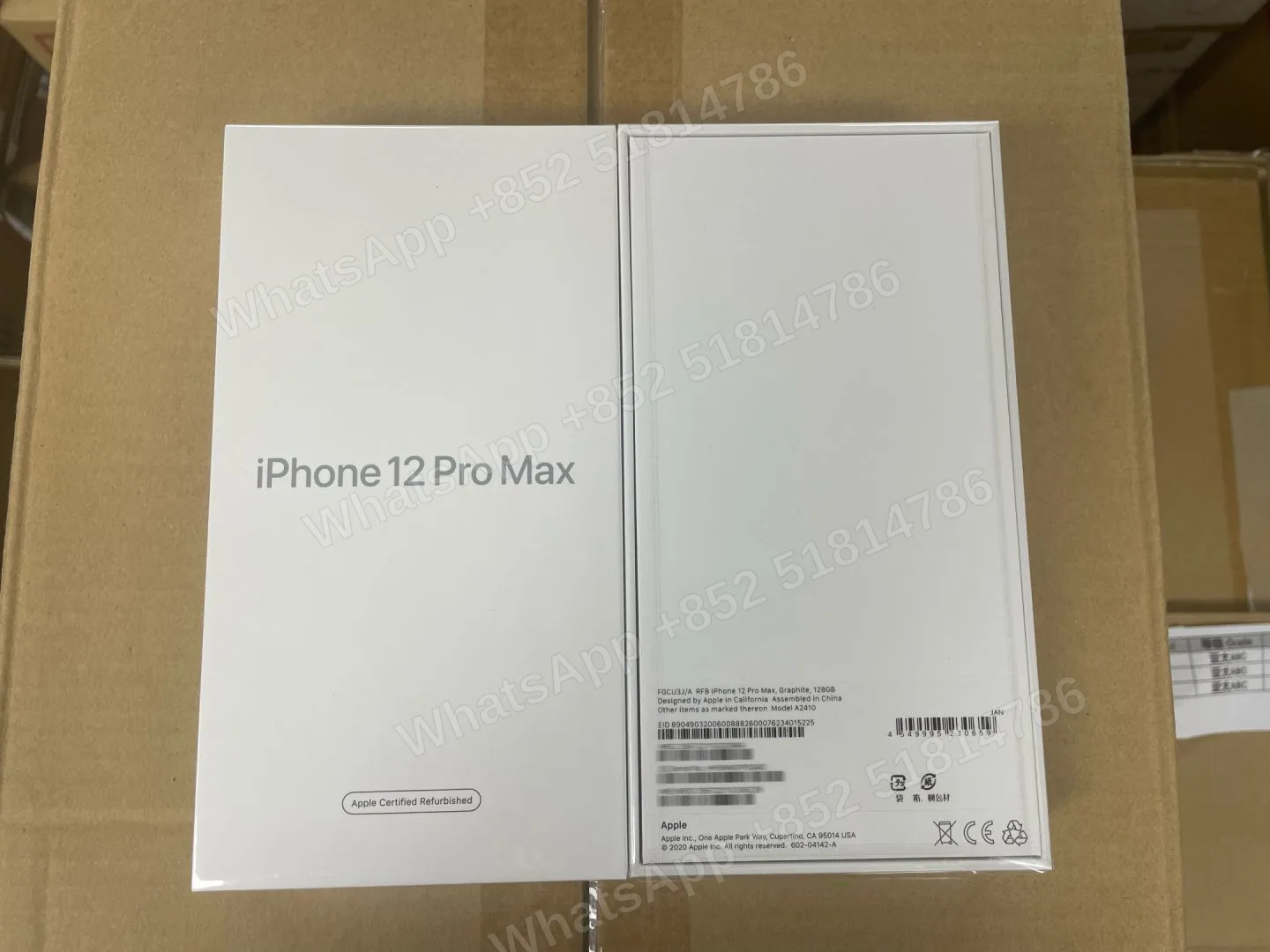 Phones(手機)-CPO-iphone 12 ProMax-1 Sim+E Sim-A2410-J-A-128GB-Not Activate - LiuDao stock photo 1