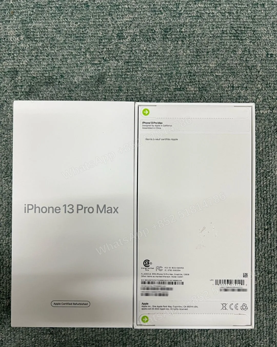 Phones(手機)-CPO-iphone 13 ProMax-1 Sim+E Sim-A2641-VC-A-128GB-Not Activate - LiuDao stock photo 1