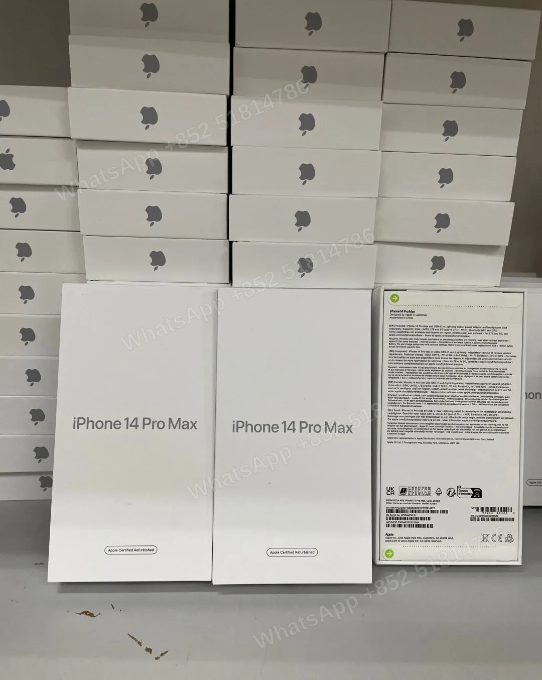 Phones(手機)-CPO-iphone 14 ProMax-1 Sim+E Sim-A2894-ZD-A-256GB-Not Activate - LiuDao stock photo 2