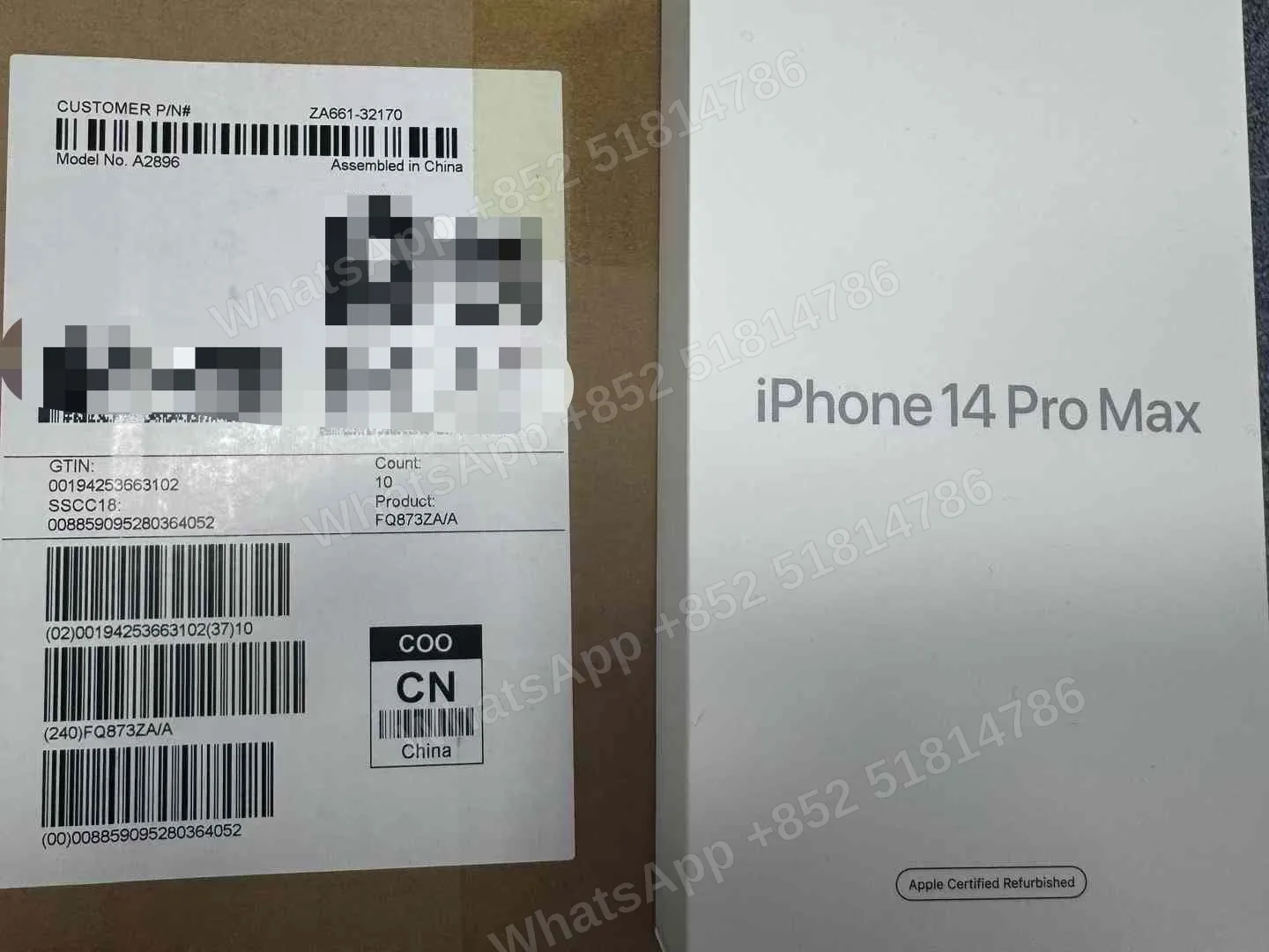 Phones(手機)-CPO-iphone 14 ProMax-2 Sim-A2896-ZA-A-256GB-Not Activate - LiuDao stock photo 1