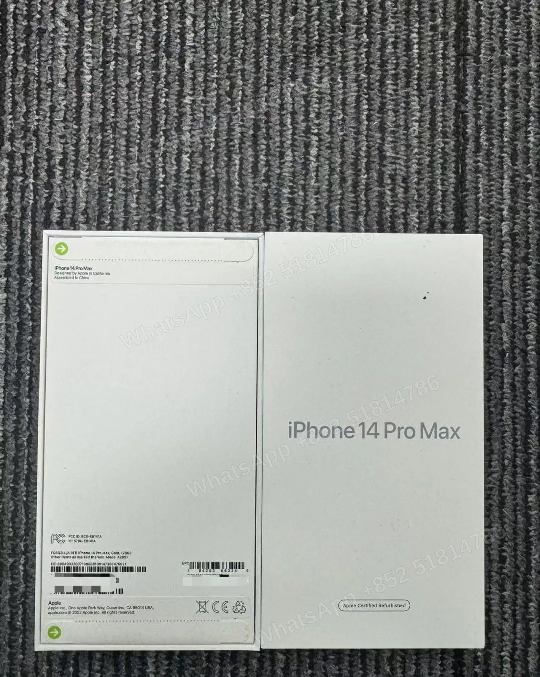 Phones(手機)-CPO-iphone 14 ProMax-E-Sim-A2651-LL-A-128GB-Not Activate - LiuDao stock photo 1