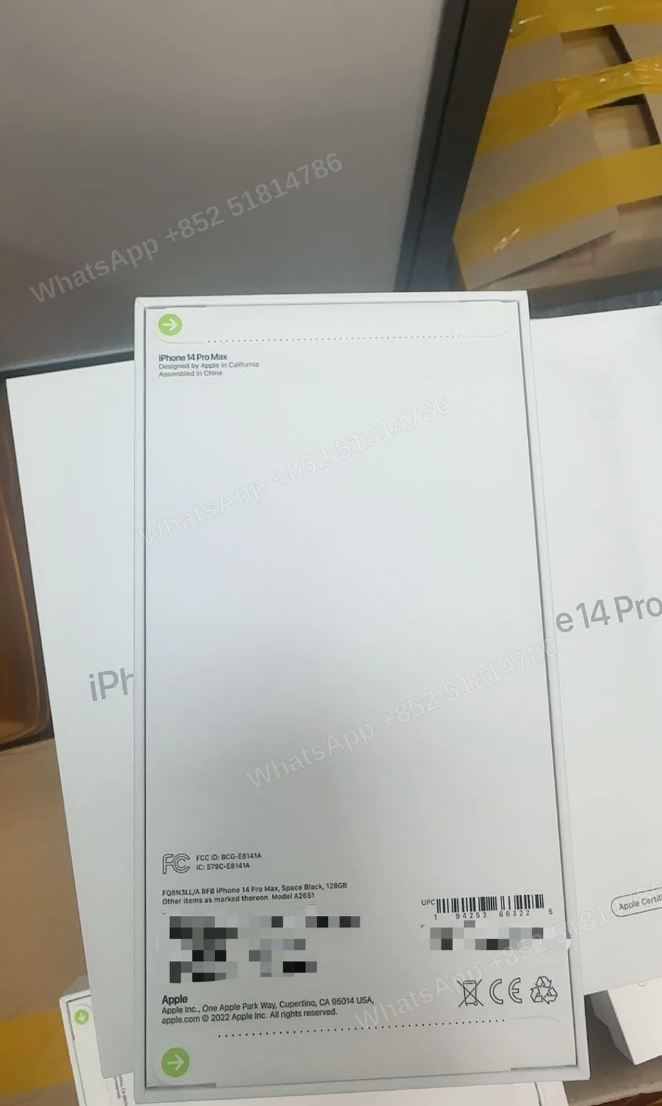 Phones(手機)-CPO-iphone 14 ProMax-E-Sim-A2651-LL-A-128GB-Not Activate - LiuDao stock photo 4
