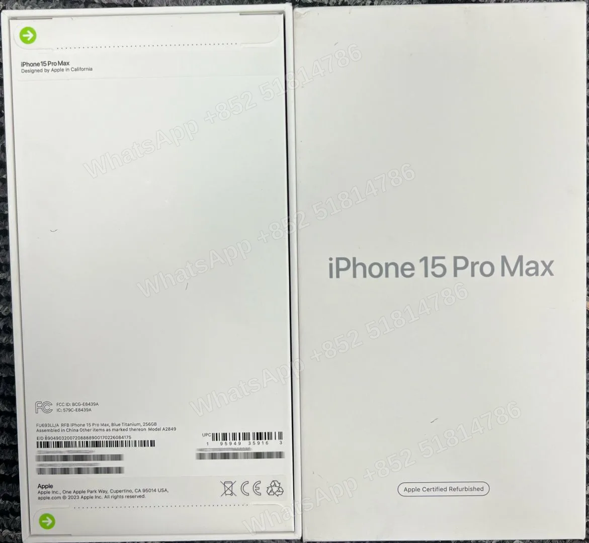 Phones(手機)-CPO-iphone 15 ProMax-E-Sim-A2849-LL-A-256GB-Not Activate - LiuDao stock photo 2