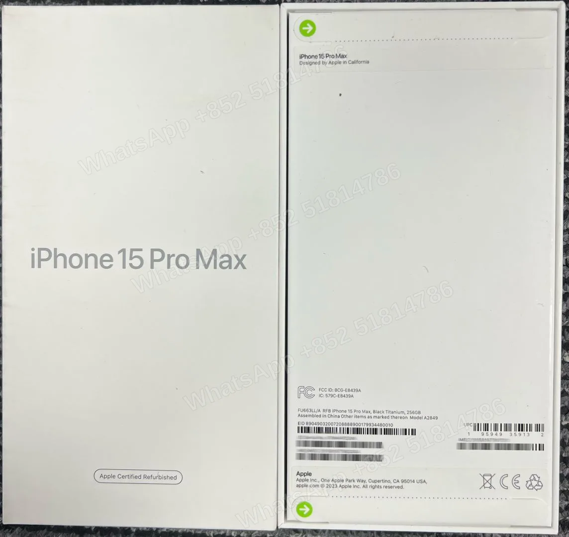 Phones(手機)-CPO-iphone 15 ProMax-E-Sim-A2849-LL-A-256GB-Not Activate - LiuDao stock photo 3
