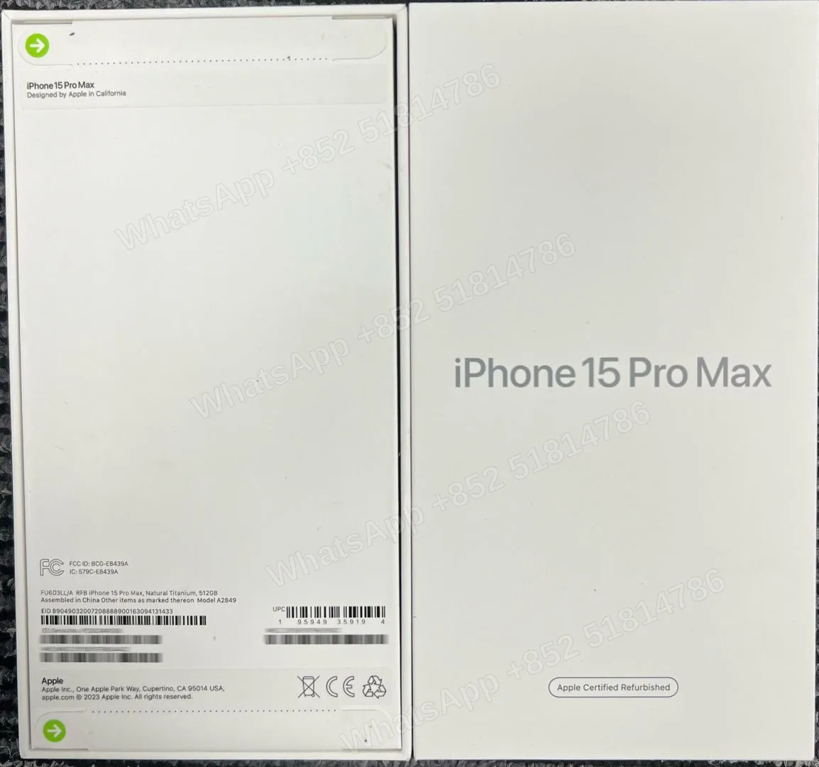 Phones(手機)-CPO-iphone 15 ProMax-E-Sim-A2849-LL-A-512GB-Not Activate - LiuDao stock photo 3
