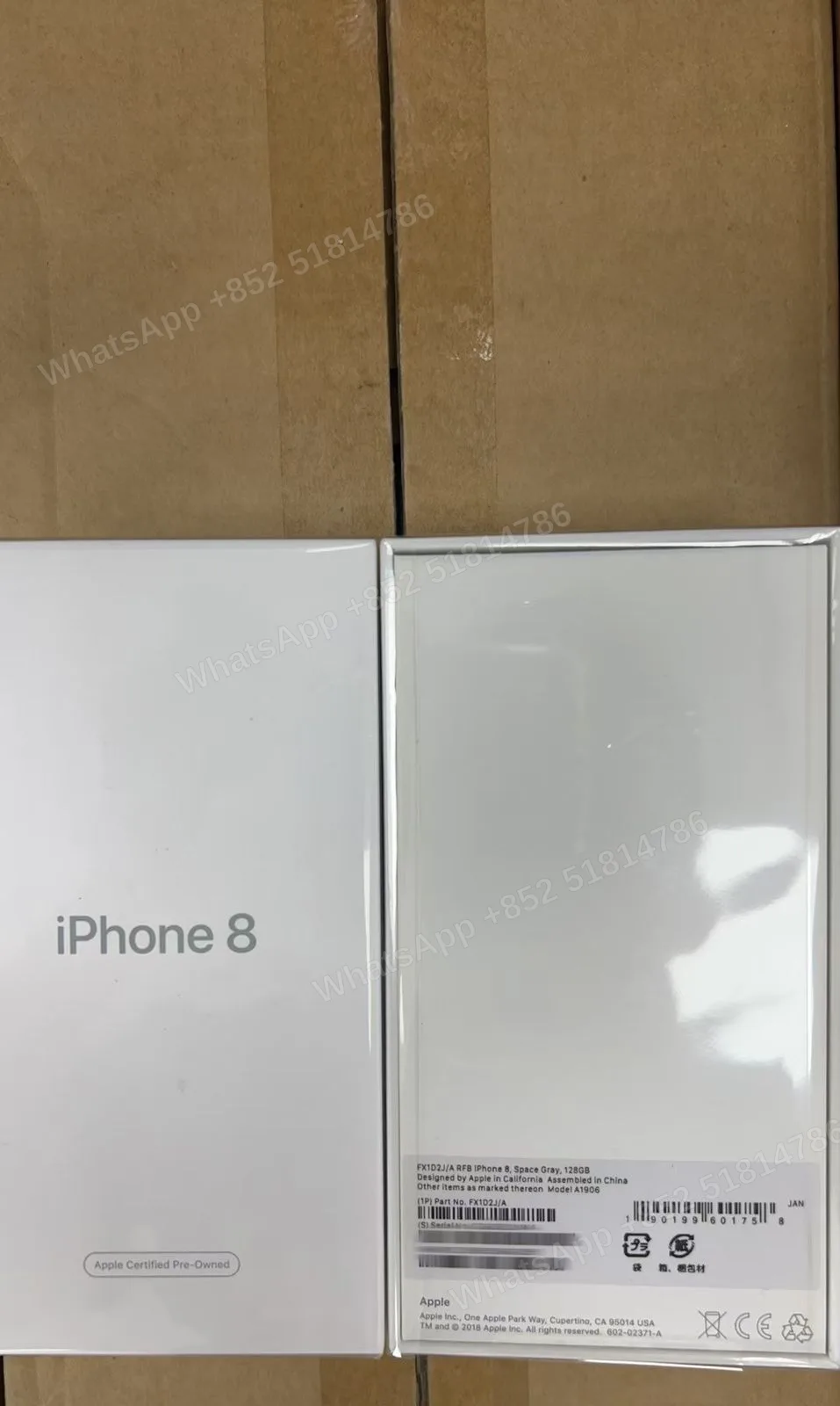 Phones(手機)-CPO-iphone 8 -1 Sim-A1906-J-A-128GB-Not Active - LiuDao stock photo 1