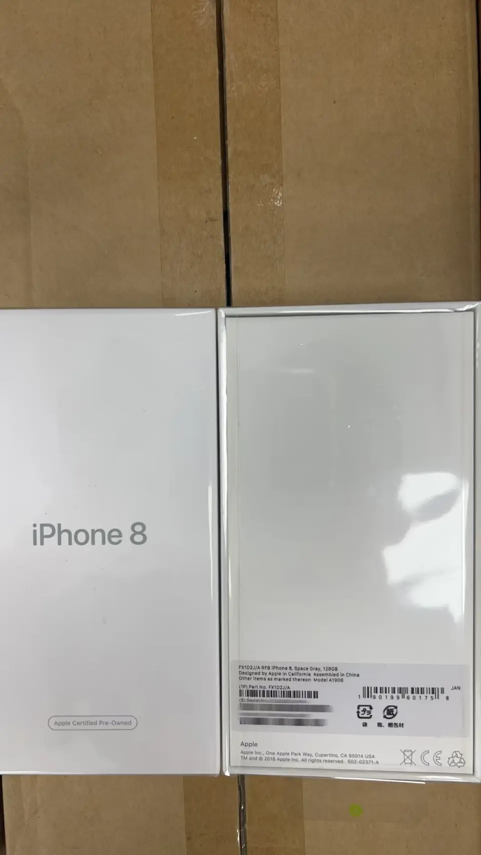 Phones(手機)-CPO-iPhone 8 -1 Sim-A1906-J-A-128GB-Not Active - LiuDao iPhone stock photo 1