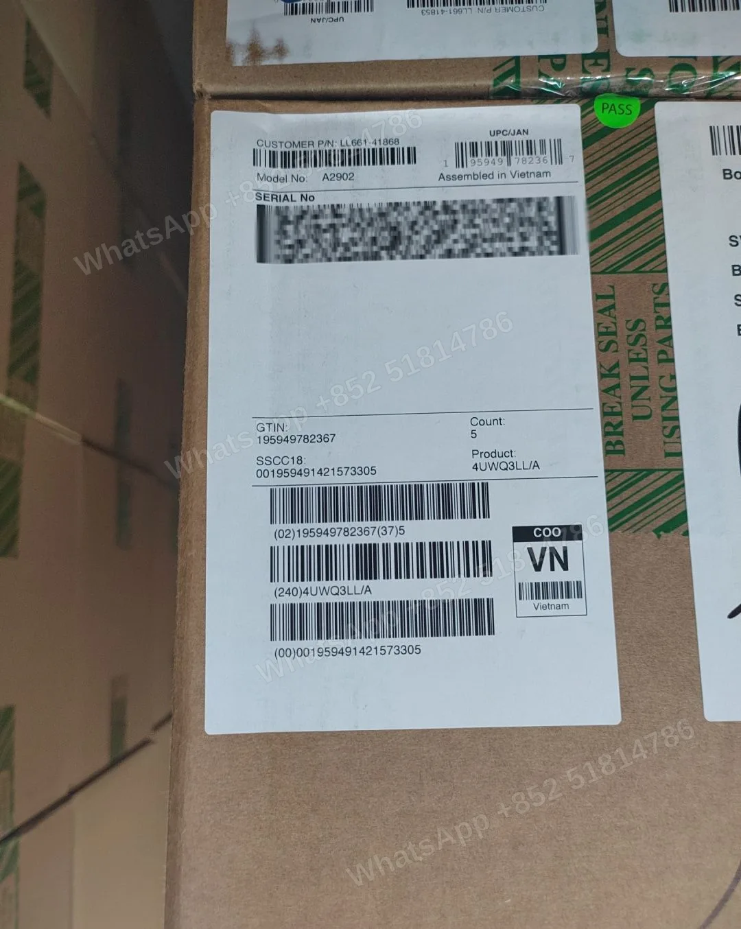 Tablets(平板電腦)-Asis-iPad Air 6 11-inch（2024）M2-Wi-Fi-A2902-LL-A-1TB-Active - LiuDao stock photo 1