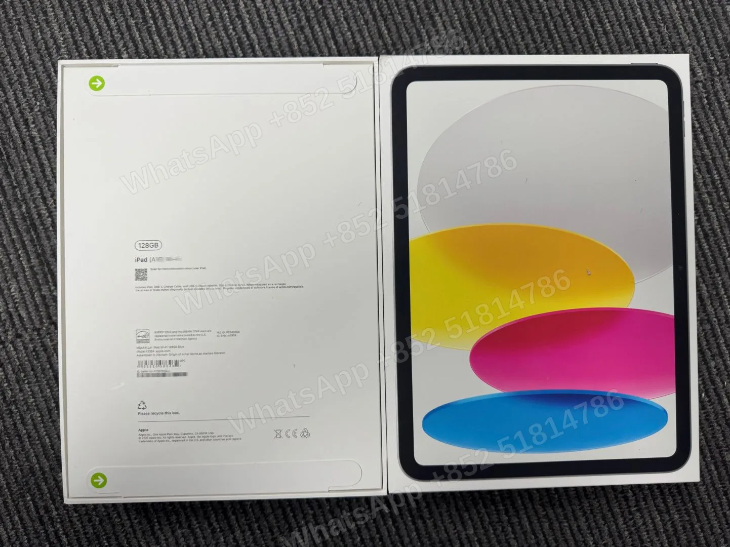 Tablets(平板電腦)-Brand new-iPad 11（2025）A16-Wi-Fi-A3354-LL-A-128GB-Not Activate - LiuDao stock photo 2