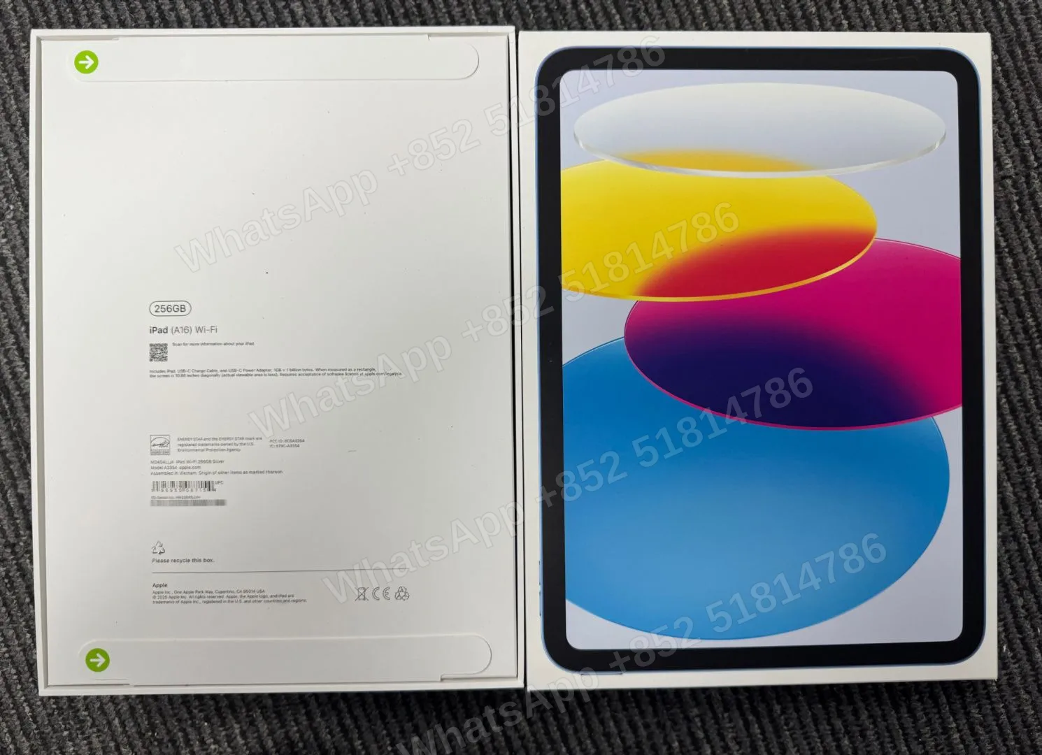 Tablets(平板電腦)-Brand new-iPad 11（2025）A16-Wi-Fi-A3354-LL-A-256GB-Not Activate - LiuDao stock photo 2