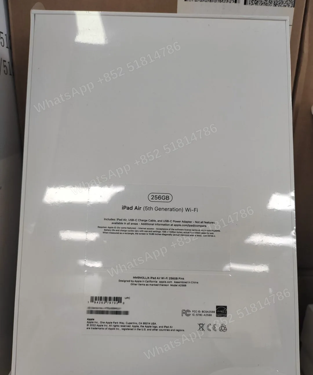 Tablets(平板電腦)-Brand new-iPad Air 5 10.9-inch（2022）M1-Wi-Fi-A2588-LL-A-256GB-Not Activate - LiuDao stock photo 1