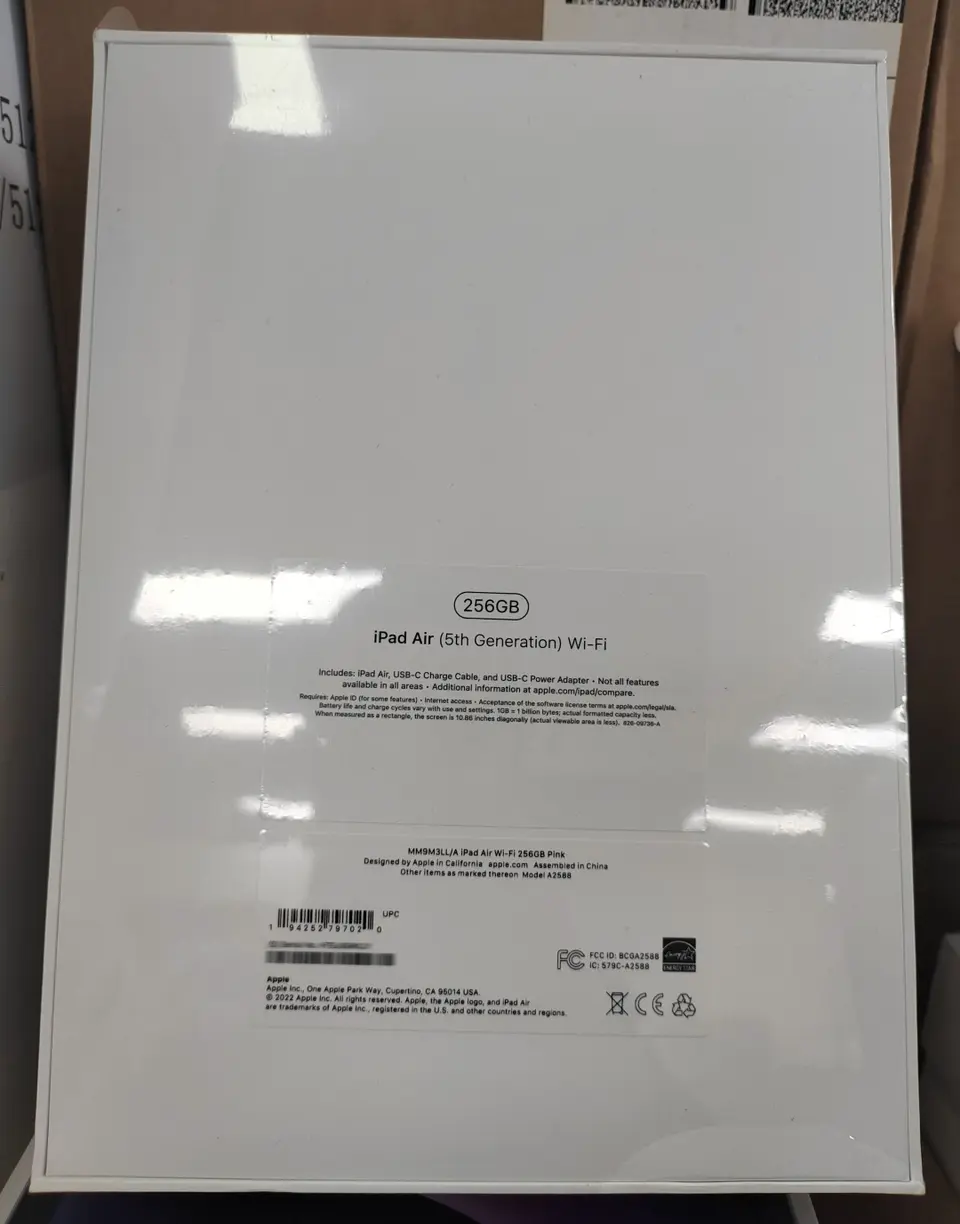Tablets(平板電腦)-Brand new-iPad Air 5 10.9-inch（2022）M1-Wi-Fi-A2588-LL-A-256GB-Not Activate - LiuDao iPad stock photo 1
