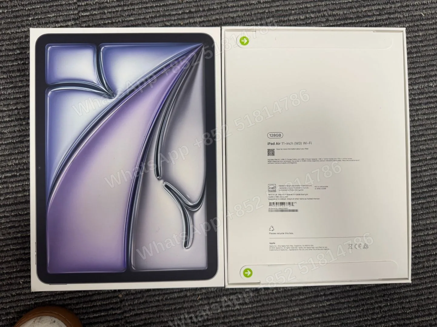Tablets(平板電腦)-Brand new-iPad Air 7 11-inch（2025）M3-Wi-Fi-A3266-LL-A-128GB-Not Activate - LiuDao stock photo 4