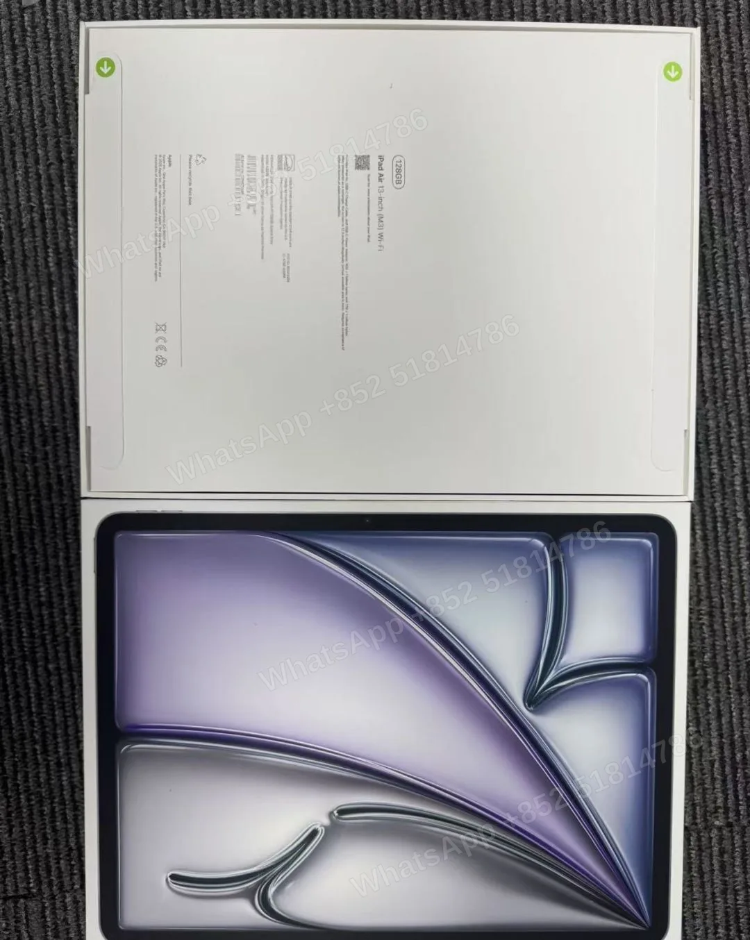 Tablets(平板電腦)-Brand new-iPad Air 7 13-inch（2025）M3-Wi-Fi-A3268-LL-A-128GB-Not Activate - LiuDao stock photo 1