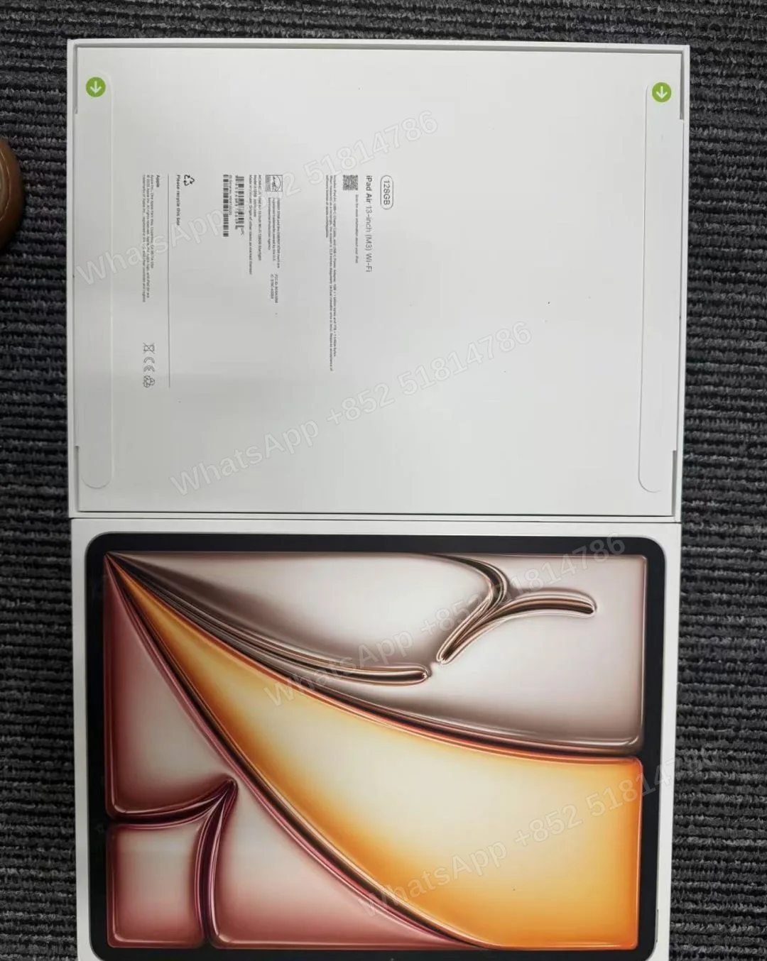 Tablets(平板電腦)-Brand new-iPad Air 7 13-inch（2025）M3-Wi-Fi-A3268-LL-A-128GB-Not Activate - LiuDao stock photo 2