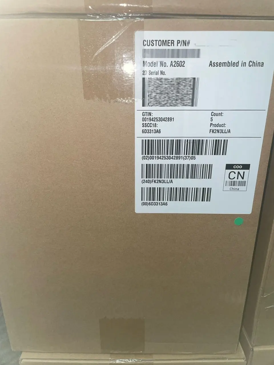 Tablets(平板電腦)-CPO-iPad 9（2021）-Wi-Fi-A2602-LL-A-256GB-Not Activate - LiuDao iPad stock photo 1
