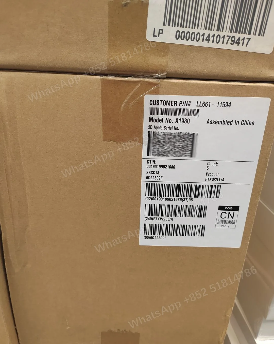Tablets(平板電腦)-CPO-iPad Pro 11-inch Gen 1（2018）-Wi-Fi-A1980-LL-A-1TB-Not Activate - LiuDao stock photo 1